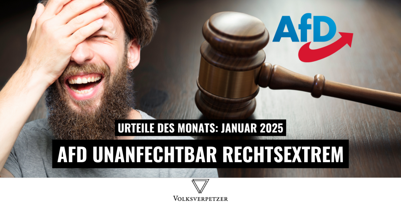 Urteile des Monats: AfD Sachsen gesichert rechtsextrem