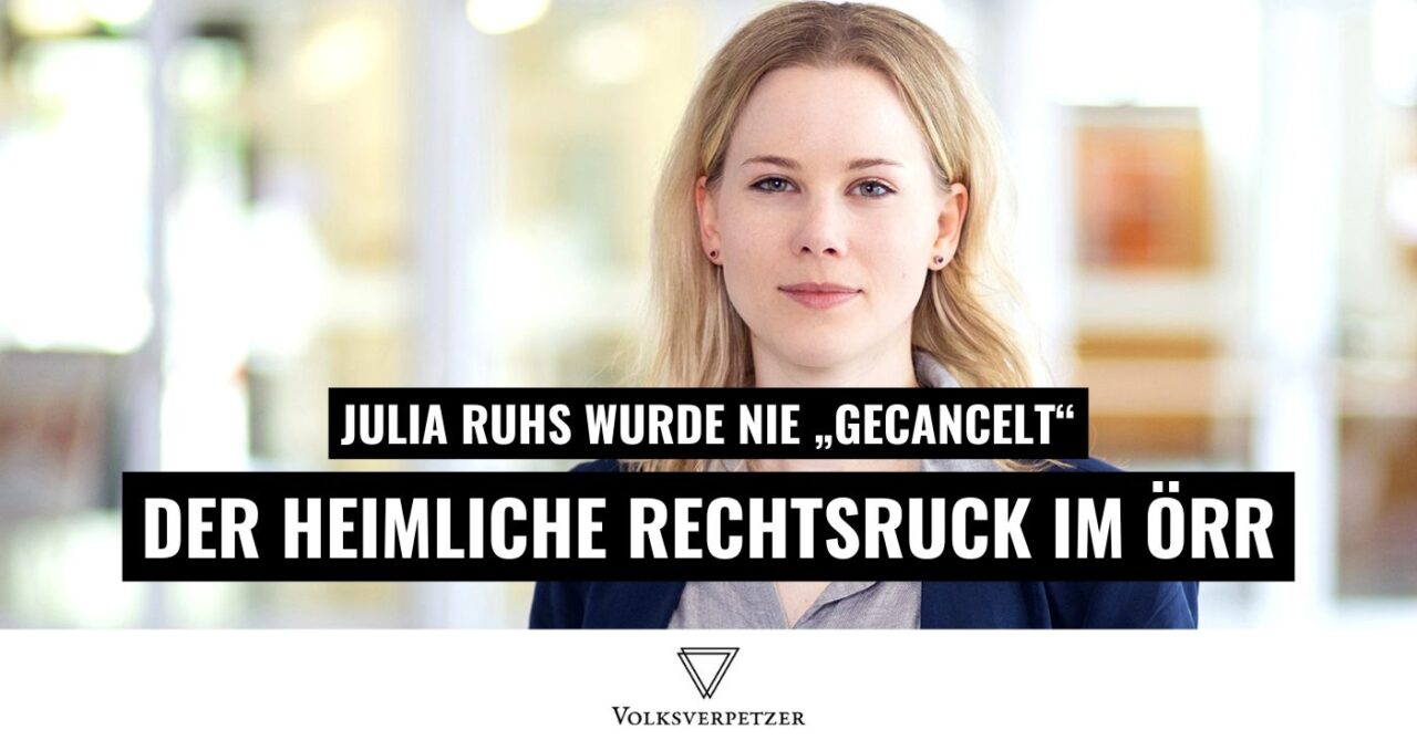 Faktencheck: Julia Ruhs wurde nicht „abgesetzt“ – rechte Inszenierung