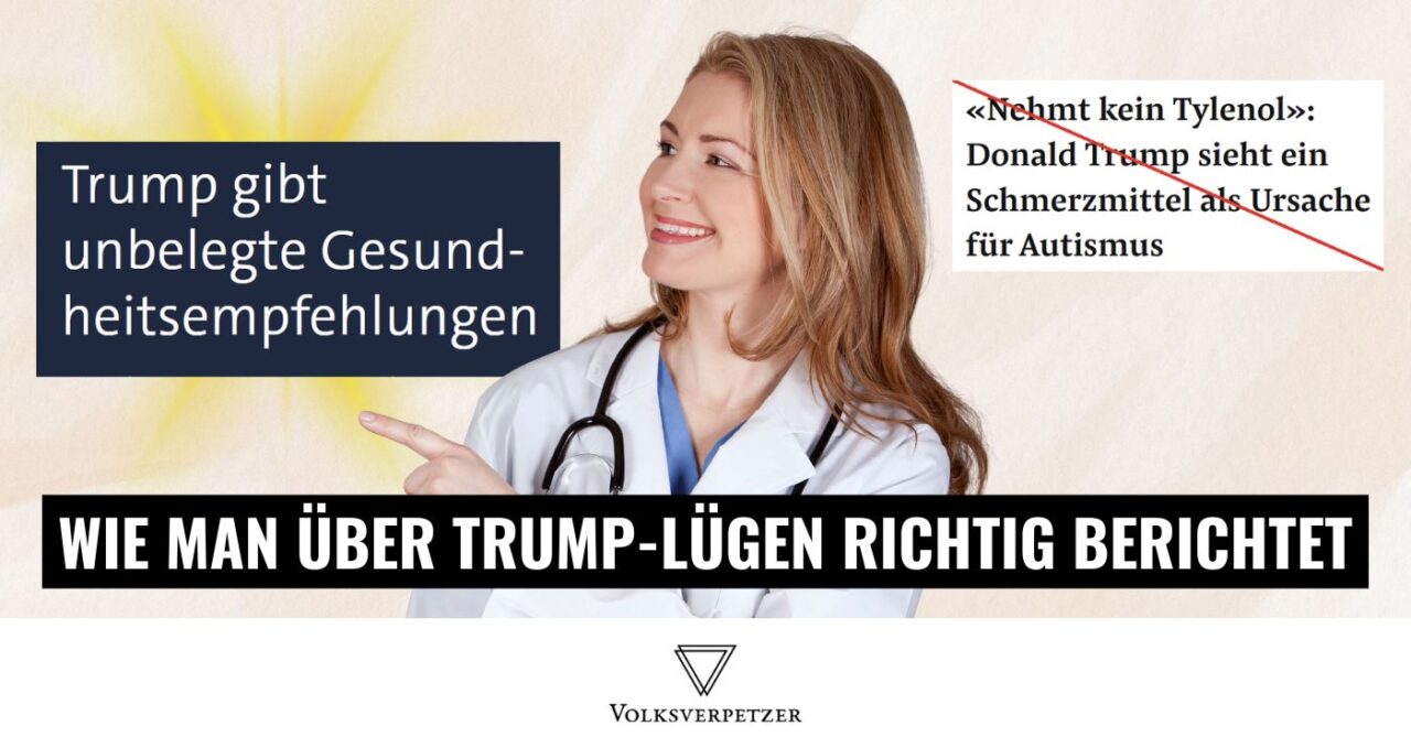 Paracetamol: ARD & ZDF berichten endlich richtig über Trump-Lügen
